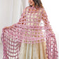 Ethnic Motifs Woven Design Dupatta with Mirror Work