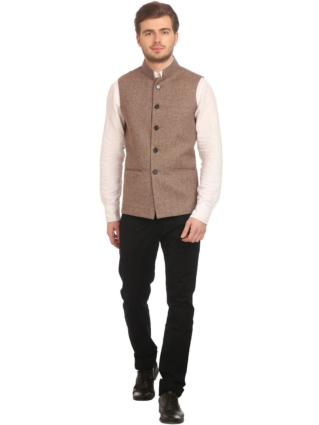 Brown Nehru Jacket