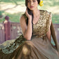 Charming Brown Sequins Georgette Sangeet Wear Lehenga Choli