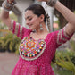 Bandhani Printed Navratri Wear Lehenga With Kurti