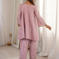 Pastel Mirror Work Silk Designer Pant Suit