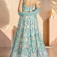 Pastels Embroidered Net Designer Lehenga Choli With Dupatta