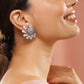 Pearl Swirl American Diamond Zirconia Studs