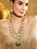 Bridal Kundan Zirconia Layered Necklace Set