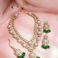 Bridal Kundan Zirconia Layered Necklace Set
