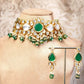Modern Royal Green Necklace Set