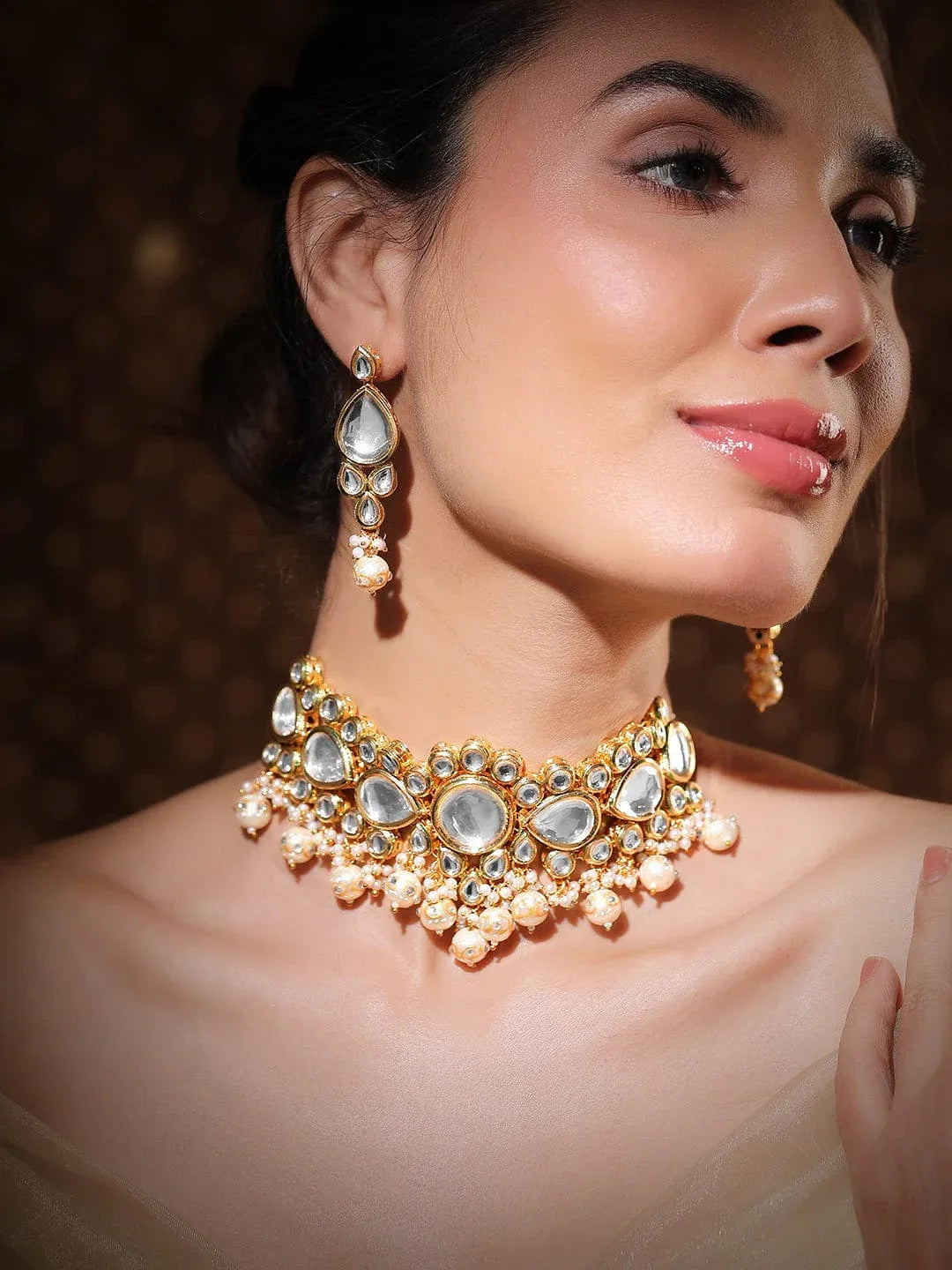 Royal Polki Kundan Jewelry Set
