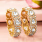 Ivory Affair Designer Kundan Bangles