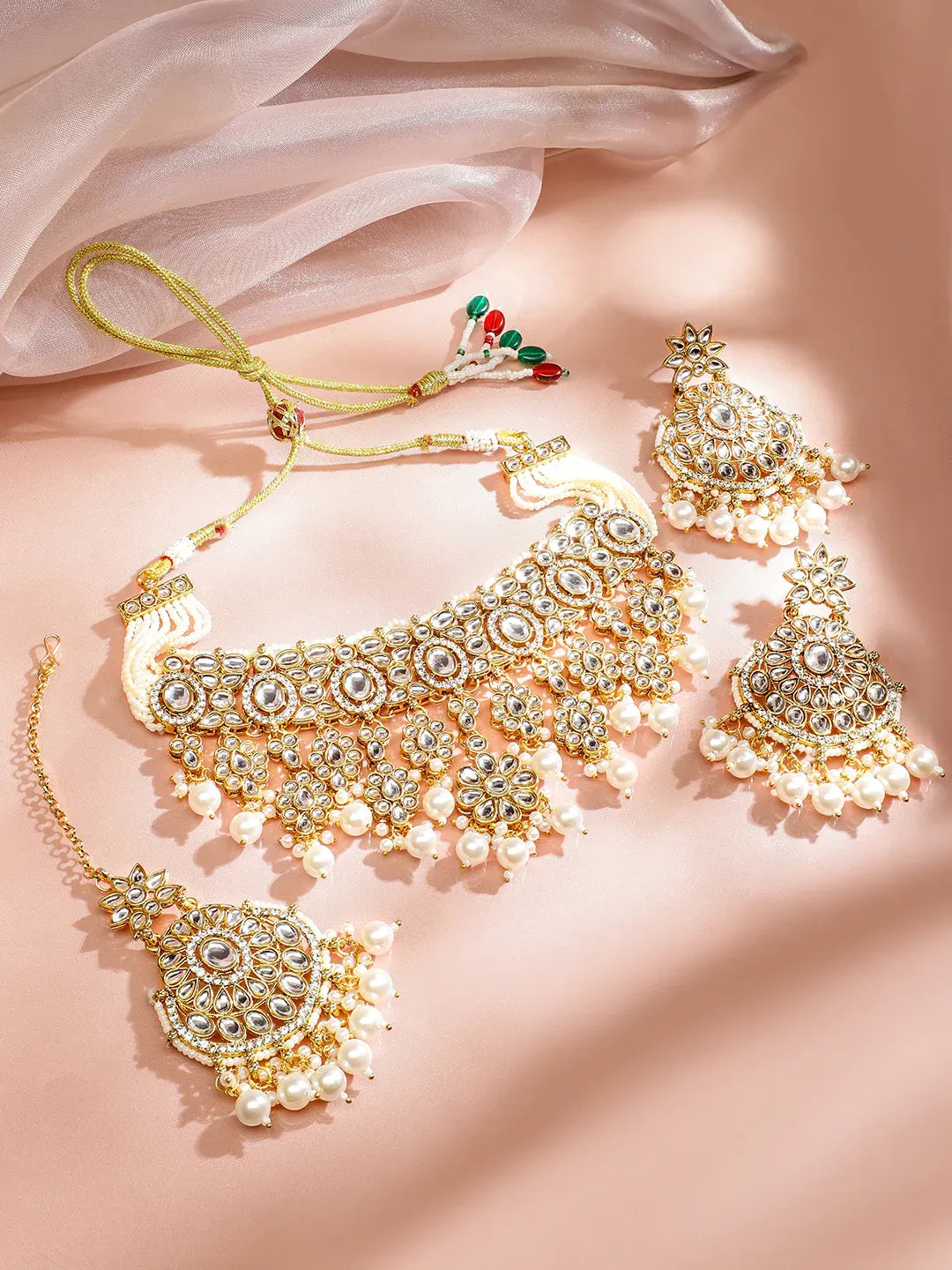 Kundan & Pearl Choker Set