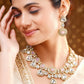 Luxury Pastel Kundan Bridal Necklace Set