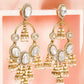 Pearl Glow Chandelier Jhumki Earrings