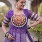 Bandhani Printed Navratri Wear Lehenga With Kurti