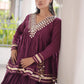 Green Gota-Laced Navratri Wear Lehenga With Peplum Top
