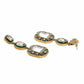 Enamel Green American Diamond Zirconia Dangler