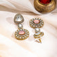Luxury Pastel Kundan Bridal Necklace Set