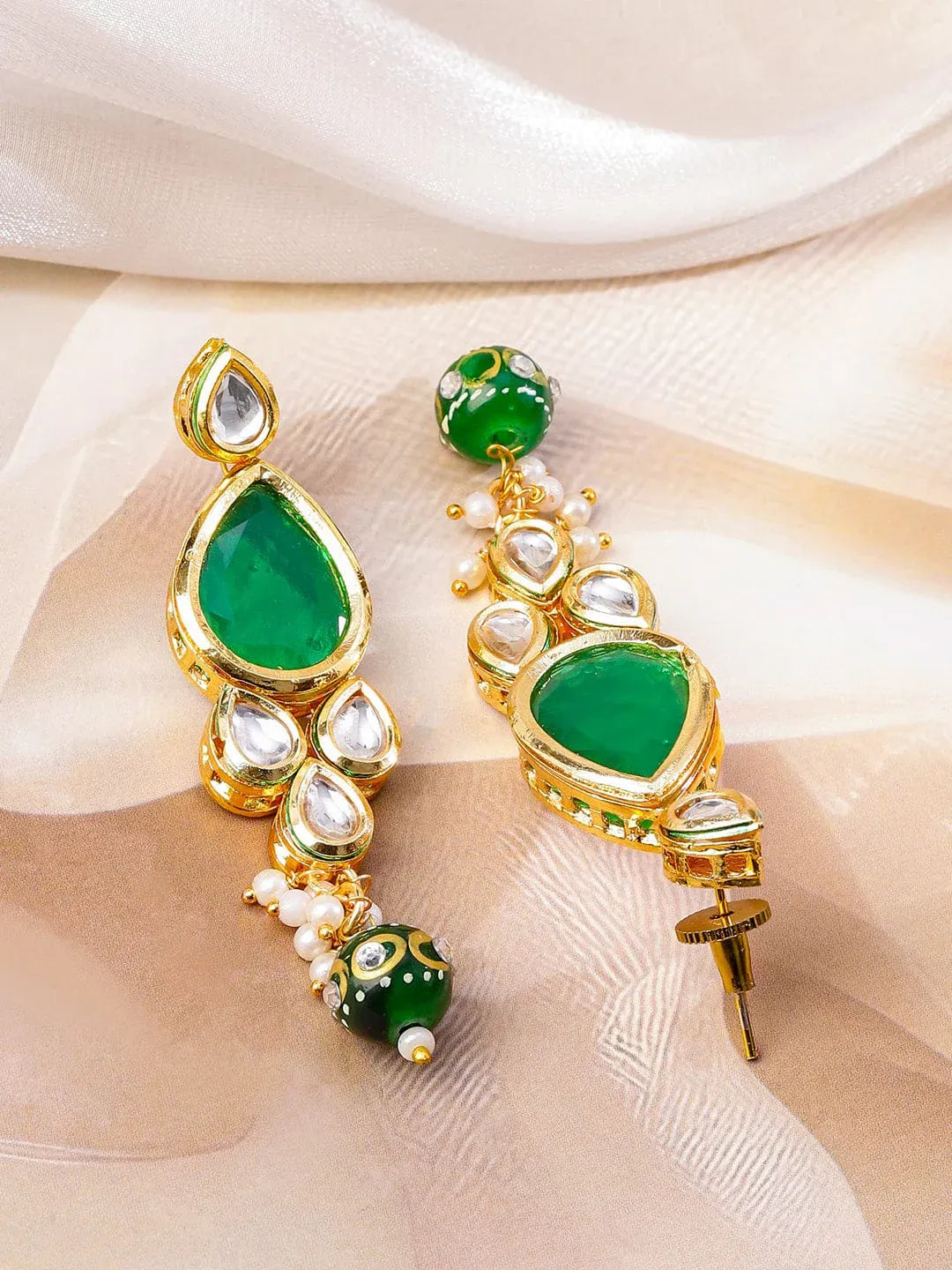Modern Royal Green Necklace Set