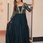 Beautiful Sequins Embroidered Festival Wear Gown
