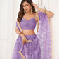 Butterfly Lavender Lehenga Choli