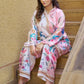 Pink Off-White Printed Co-ord Set