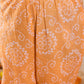 Girls Bandhani Printed Panelled Cotton Anarkali Kurta With Trouser & Dupatta