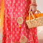 Girls Embellished Mirror Work Lehenga Choli With Dupatta