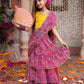 Girls Embroidered Ready to Wear Lehenga & Blouse With Dupatta