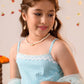 Girls Ethnic Motifs Printed Pure Cotton A-line Kurta With Sharara & Dupatta