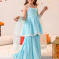 Girls Ethnic Motifs Printed Pure Cotton A-line Kurta With Sharara & Dupatta