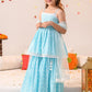 Girls Ethnic Motifs Printed Pure Cotton A-line Kurta With Sharara & Dupatta