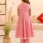 Girls Ethnic Motifs Printed Pure Cotton Kurta With Trousers & With Dupatta