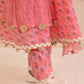 Girls Ethnic Motifs Printed Pure Cotton Kurta With Trousers & With Dupatta