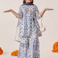 Girls Ethnic Motifs Printed Regular Kurta with Sharara & Dupatta