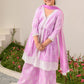 Girls Ethnic Motifs Printed Regular Pure Cotton Kurta with Palazzos & Dupatta