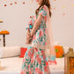 Girls Floral Printed Pure Cotton Kurta With Sharara & Dupatta
