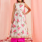 Girls Floral Printed Regular Gotta Patti Kurta with Palazzos & With Dupatta