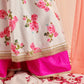 Girls Floral Printed Regular Gotta Patti Kurta with Palazzos & With Dupatta