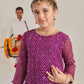 Girls Floral Printed Regular Kurta with Dhoti Pants