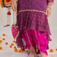 Girls Floral Printed Regular Kurta with Dhoti Pants