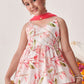 Girls Floral Printed Regular Kurta with Sharara & With Dupatta