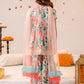 Girls Floral Printed Regular Pure Cotton Kurta with Sharara & Dupatta