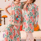 Girls Floral Printed Regular Pure Cotton Kurta with Sharara & Dupatta