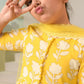 Girls Floral Printed Regular Pure Cotton Kurta with Trousers & Dupatta