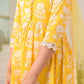 Girls Floral Printed Regular Pure Cotton Kurta with Trousers & Dupatta