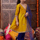 Girls Gotta Patti Angrakha Kurta & Salwar With Dupatta