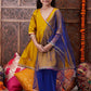 Girls Gotta Patti Angrakha Kurta & Salwar With Dupatta