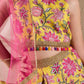 Girls Printed Gotta Patti Cotton Ready to Wear Lehenga & Blouse With Dupatta
