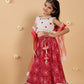 Girls Printed Ready to Wear Lehenga & Blouse With Dupatta