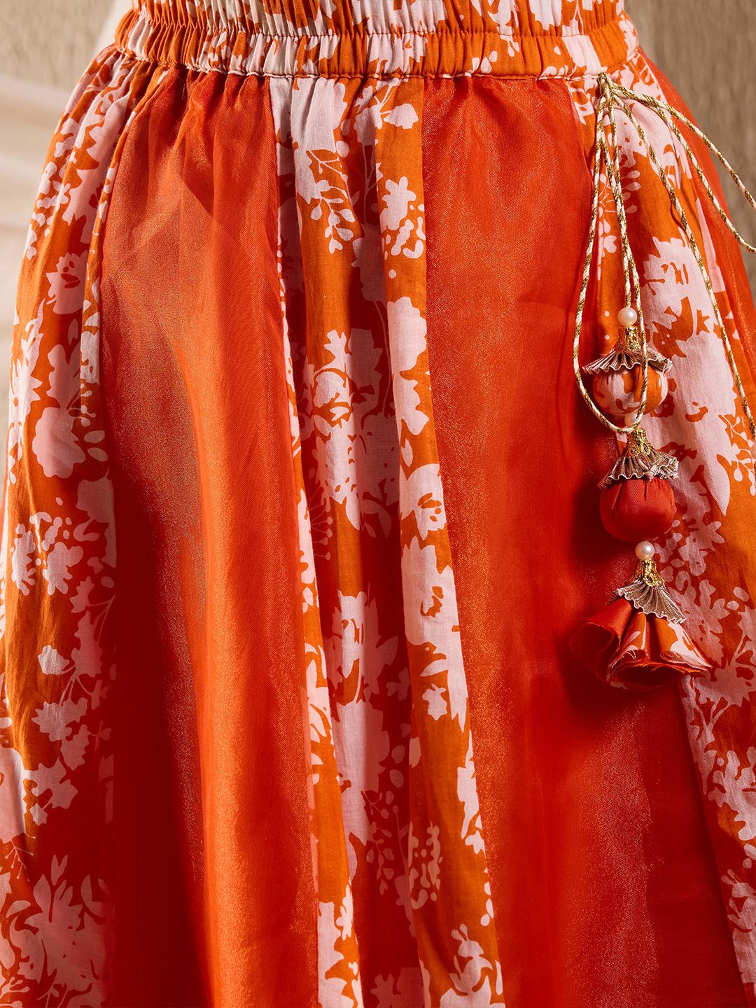 Girls Printed Ready to Wear Lehenga & Blouse With Dupatta