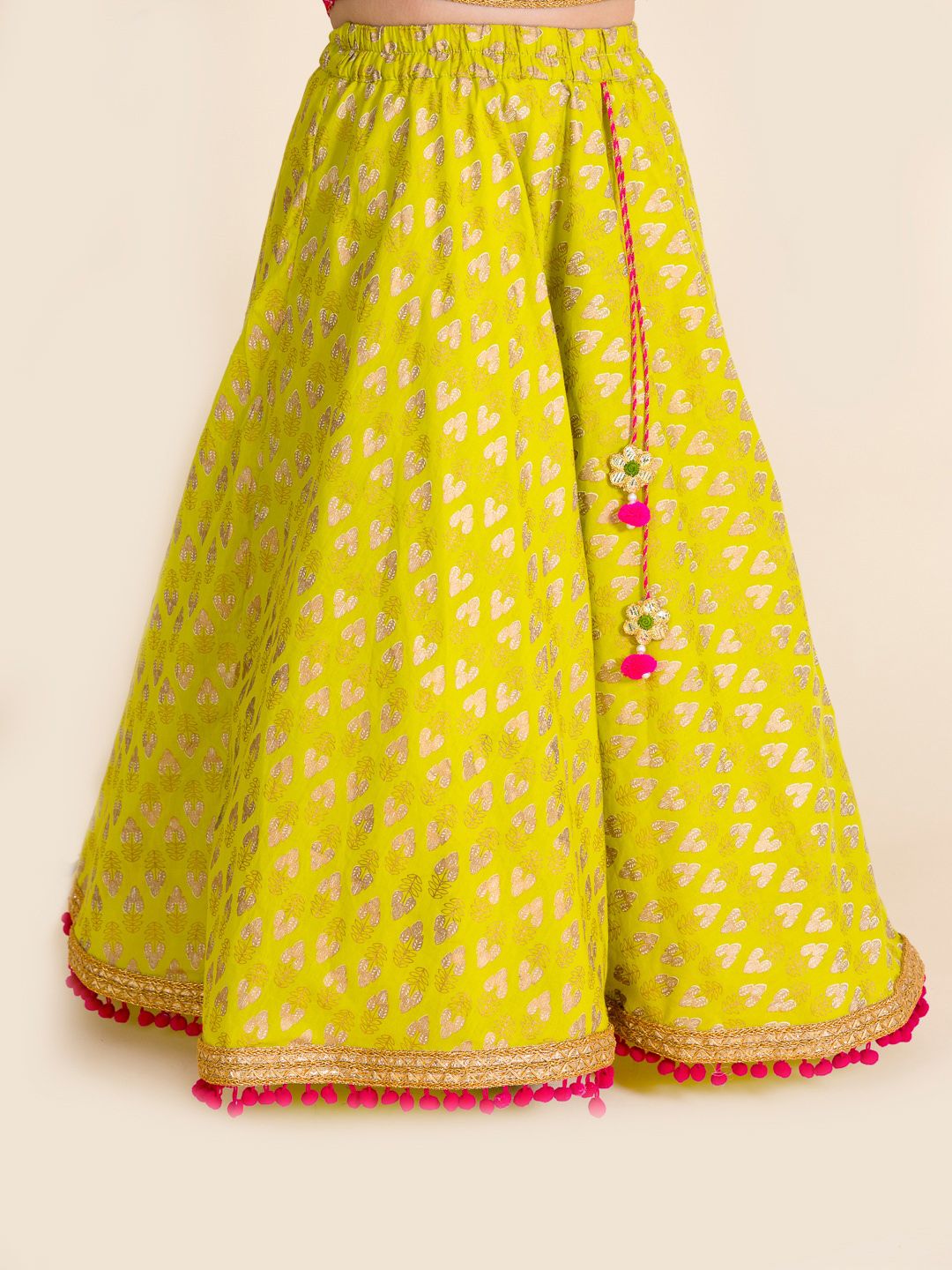 Girls Printed Ready to Wear Lehenga & Blouse With Dupatta