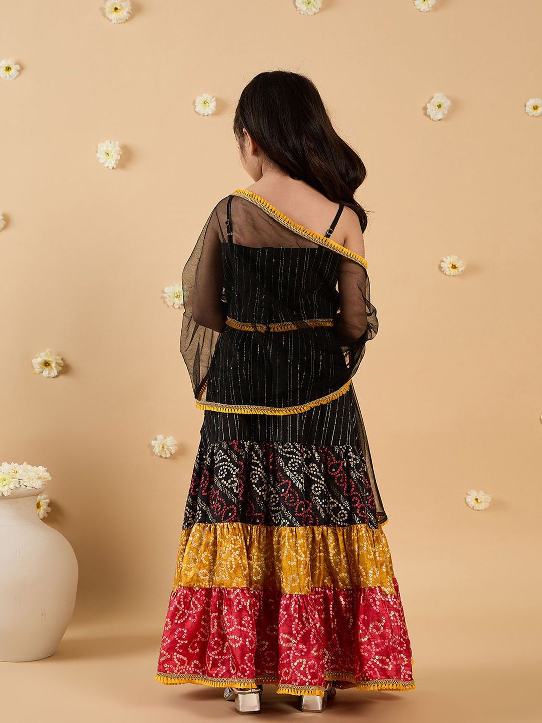 Girls Printed Ready to Wear Lehenga & Blouse With Dupatta
